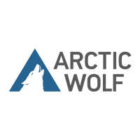 Arctic Wolf Logo Blau grau